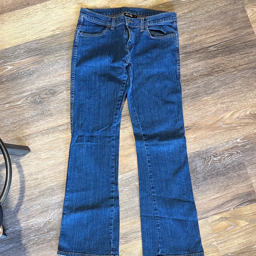 Hurley Women's Dark Blue Flare Jeans